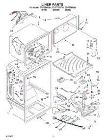 03 - Liner parts for Whirlpool Refrigerator ET1FTTXKB01 from AppliancePartsPros.com