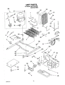 09 - Unit parts for Whirlpool Refrigerator GD5THGXKS00 from AppliancePartsPros.com