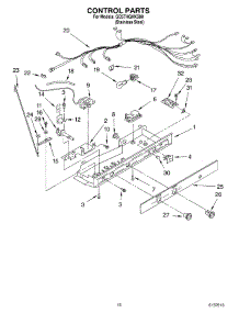 11 - Control parts for Whirlpool Refrigerator GD5THGXKS00 from AppliancePartsPros.com