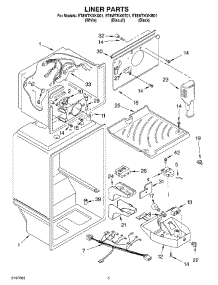 03 - Liner parts for Whirlpool Refrigerator ET8WTKXKQ01 from AppliancePartsPros.com