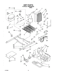 09 - Unit parts for Whirlpool Refrigerator 7ED0GTQXKQ00 from AppliancePartsPros.com