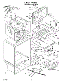 02 - Liner parts for Whirlpool Refrigerator GT9SHKXKQ00 from AppliancePartsPros.com