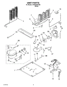 05 - Unit parts for Whirlpool Refrigerator GT9SHKXKQ00 from AppliancePartsPros.com