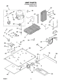09 - Unit parts for Whirlpool Refrigerator GD25SFCHS111 from AppliancePartsPros.com