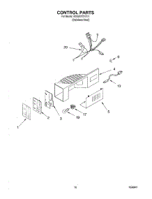 11 - Control parts for Whirlpool Refrigerator GD25SFCHS111 from AppliancePartsPros.com