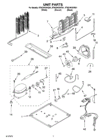04 - Unit parts for Whirlpool Refrigerator ET8CHKXKQ01 from AppliancePartsPros.com