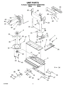 06 - Unit parts for Whirlpool Refrigerator 7GB8SHKXKQ00 from AppliancePartsPros.com