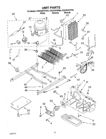 10 - Unit parts for Whirlpool Refrigerator ED22GWXFW05 from AppliancePartsPros.com