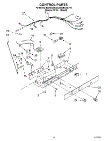 11 - Control parts for Whirlpool Refrigerator ED2NTQXKT00 from AppliancePartsPros.com