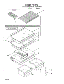 05 - Shelf, Optional parts for Whirlpool Refrigerator ET8GTKXKQ00 from AppliancePartsPros.com