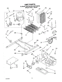 09 - Unit parts for Whirlpool Refrigerator ED2NTQXKQ00 from AppliancePartsPros.com