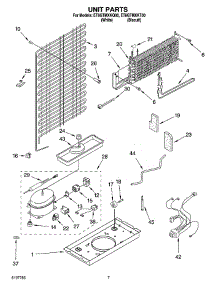 04 - Unit Parts parts for Whirlpool Refrigerator ET8GTMXKT00 from AppliancePartsPros.com