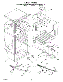 03 - Liner parts for Whirlpool Refrigerator ET8BPMXKZ00 from AppliancePartsPros.com