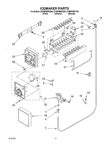 06 - Icemaker, Optional parts for Whirlpool Refrigerator ET8BPMXKT00 from AppliancePartsPros.com