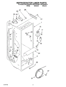 02 - Refrigerator Liner parts for Whirlpool Refrigerator ED22TEXHT04 from AppliancePartsPros.com
