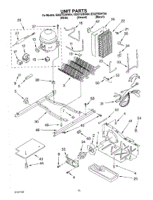 09 - Unit parts for Whirlpool Refrigerator ED22TEXHT04 from AppliancePartsPros.com