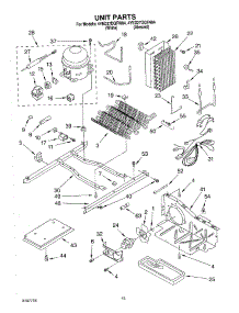 09 - Unit parts for Whirlpool Refrigerator 4YED27DQFW04 from AppliancePartsPros.com