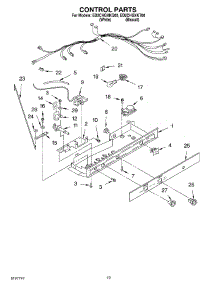 12 - Control, Optional parts for Whirlpool Refrigerator ED2CHGXKT00 from AppliancePartsPros.com