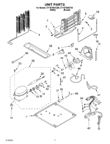04 - Unit parts for Whirlpool Refrigerator ET1MTMXKT00 from AppliancePartsPros.com
