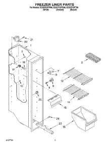 03 - Freezer Liner parts for Whirlpool Refrigerator ED20TKXFT06 from AppliancePartsPros.com