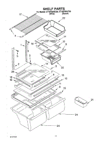 06 - Shelf, Optional parts for Whirlpool Refrigerator ET1MTMXKQ00 from AppliancePartsPros.com