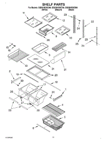 07 - Shelf, Optional parts for Whirlpool Refrigerator GB2SHKXKQ00 from AppliancePartsPros.com