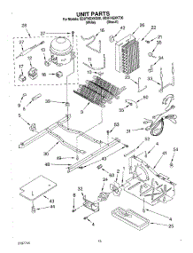 09 - Unit parts for Whirlpool Refrigerator ED2FHGXKQ00 from AppliancePartsPros.com