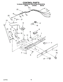 08 - Control, Optional parts for Whirlpool Refrigerator ED20TKXFW06 from AppliancePartsPros.com