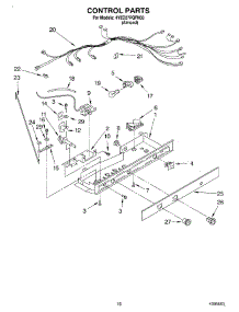 11 - Control parts for Whirlpool Refrigerator 4YED27PQFN03 from AppliancePartsPros.com