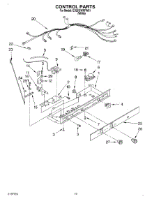 12 - Control, Optional parts for Whirlpool Refrigerator ED25GWXFW01 from AppliancePartsPros.com