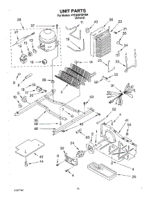 09 - Unit parts for Whirlpool Refrigerator 4YED25PQFN04 from AppliancePartsPros.com