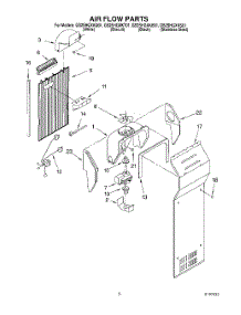 05 - Air Flow parts for Whirlpool Refrigerator GS2SHGXKS01 from AppliancePartsPros.com