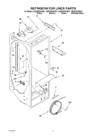 02 - Refrigerator Liner parts for Whirlpool Refrigerator GS2SHGXKB01 from AppliancePartsPros.com