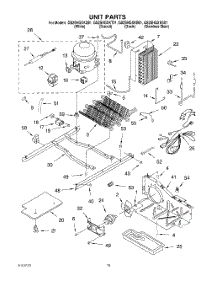 10 - Unit parts for Whirlpool Refrigerator GS2SHGXKS01 from AppliancePartsPros.com