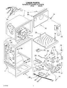 03 - Liner parts for Whirlpool Refrigerator ET1FTTXKT00 from AppliancePartsPros.com