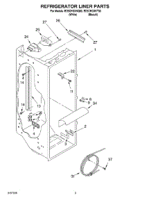 02 - Refrigerator Liner parts for Whirlpool Refrigerator ED5CHGXKQ00 from AppliancePartsPros.com