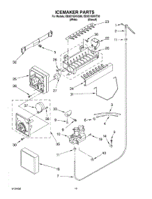12 - Ice Maker, Optional parts for Whirlpool Refrigerator ED5CHGXKQ00 from AppliancePartsPros.com