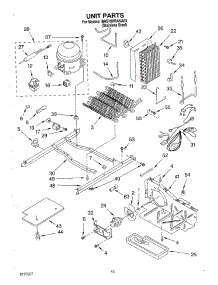 09 - Unit parts for Whirlpool Refrigerator BRS70XRANA03 from AppliancePartsPros.com