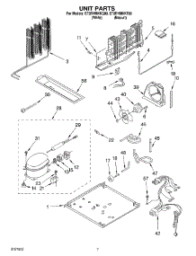 04 - Unit parts for Whirlpool Refrigerator ET8RHMXKT00 from AppliancePartsPros.com