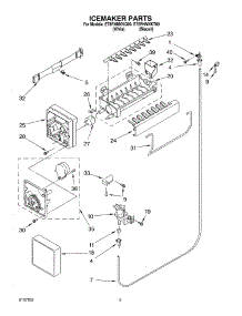 05 - Ice Maker parts for Whirlpool Refrigerator ET8RHMXKT00 from AppliancePartsPros.com