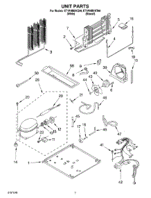 04 - Unit parts for Whirlpool Refrigerator ET1RHMXKT00 from AppliancePartsPros.com