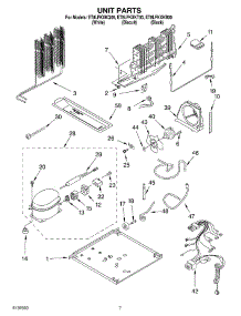 04 - Unit parts for Whirlpool Refrigerator ET8LFKXKQ00 from AppliancePartsPros.com