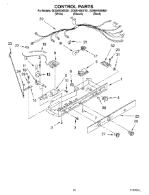 11 - Control parts for Whirlpool Refrigerator GD5NHGXKQ01 from AppliancePartsPros.com