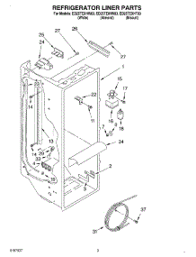 02 - Refrigerator Liner parts for Whirlpool Refrigerator ED25TEXHW03 from AppliancePartsPros.com