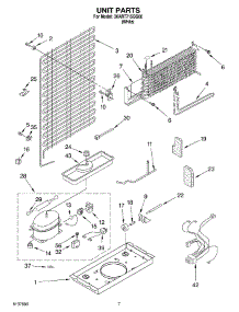 04 - Unit parts for Whirlpool Refrigerator 3XART715GG00 from AppliancePartsPros.com