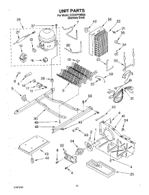 09 - Unit parts for Whirlpool Refrigerator GD25SFXHS05 from AppliancePartsPros.com