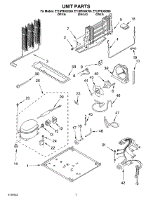 04 - Unit parts for Whirlpool Refrigerator ET1WTKXKQ00 from AppliancePartsPros.com