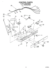 11 - Control parts for Whirlpool Refrigerator GD25SFXHS05 from AppliancePartsPros.com