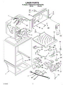 03 - Liner parts for Whirlpool Refrigerator ET8FTKXKQ00 from AppliancePartsPros.com