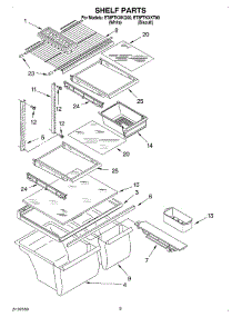 05 - Shelf, Optional parts for Whirlpool Refrigerator ET8FTKXKT00 from AppliancePartsPros.com